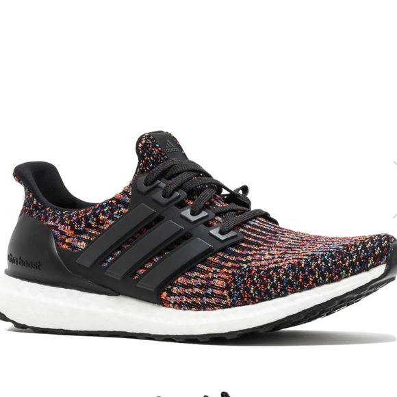 adidas Other - Adidas Ultra Boost 3.0 look New black multicolor Mens sneakers shoes size 9